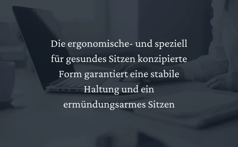 Sattelhocker extra breit, Sattelstuhl verstellbar 50-73cm, 170 kg (Schwarz)