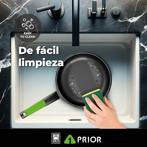 BRA Prior | Bratpfanne 18 cm, Aluminiumguss, Antihaftbeschichtung