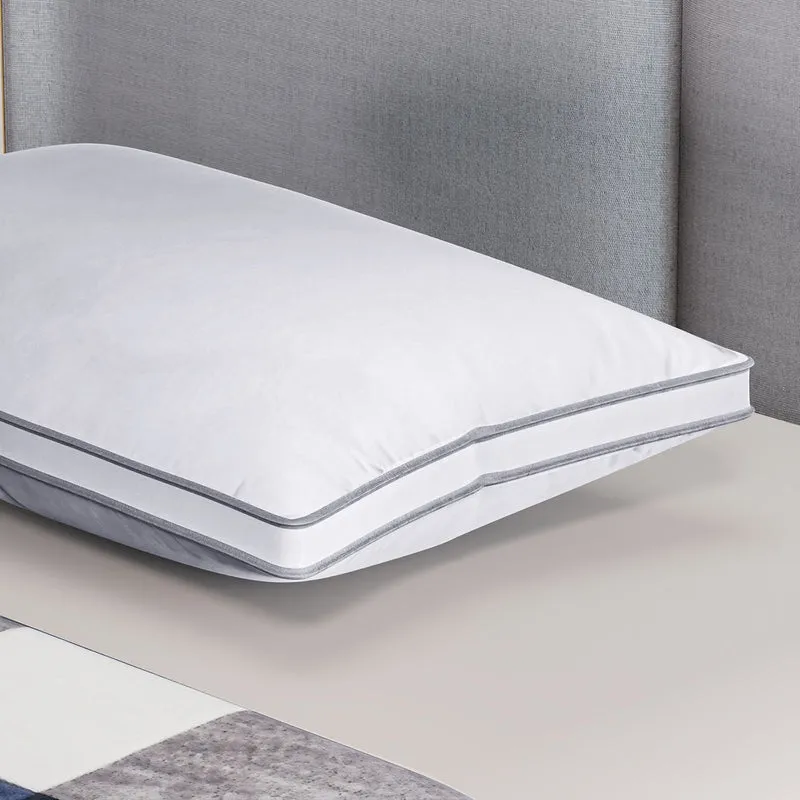 SERENITY NIGHT Kissen mit Seiden-Polyester-Füllung, 50 x 70 cm, Weiß