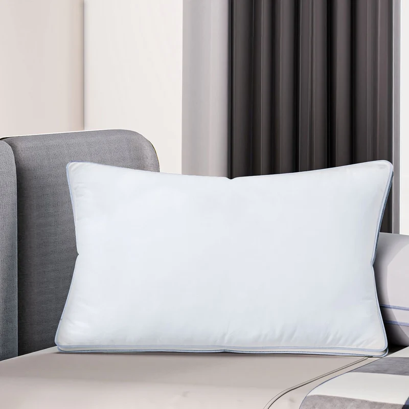 SERENITY NIGHT Kissen mit Seiden-Polyester-Füllung, 50 x 70 cm, Weiß