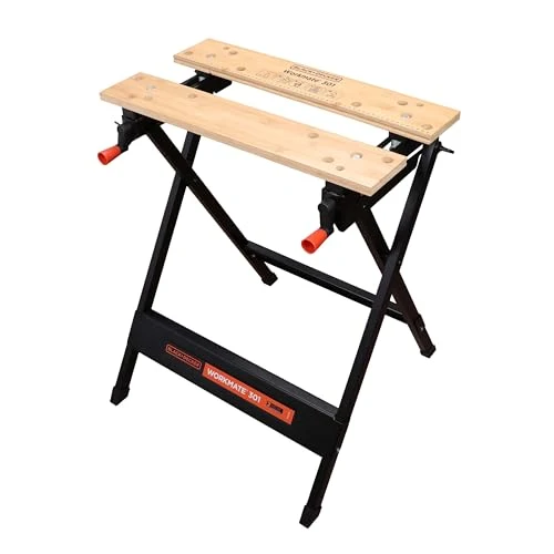 BLACK+DECKER Workmate 301 klappbare Werkbank, WM301-XJ