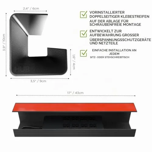 Scandinavian Hub Kabelorganisation · Schwarz