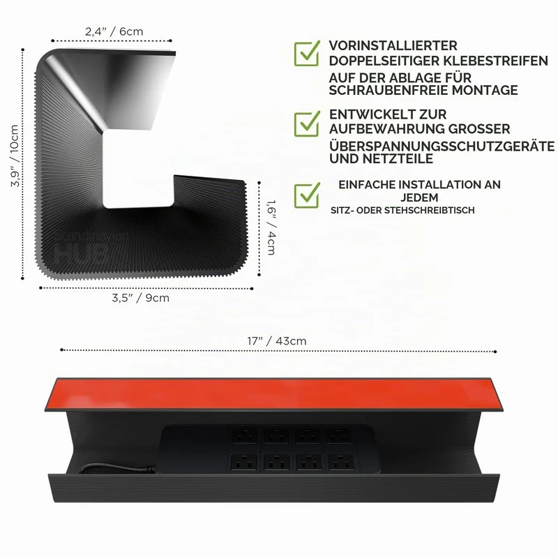 Scandinavian Hub Kabelorganisation · Schwarz