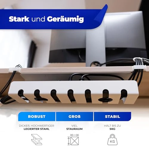 HOMEPROTEK Kabelorganisation · 2 · Weiß