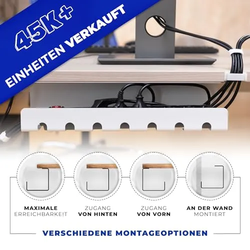 HOMEPROTEK Kabelorganisation · 2 · Weiß