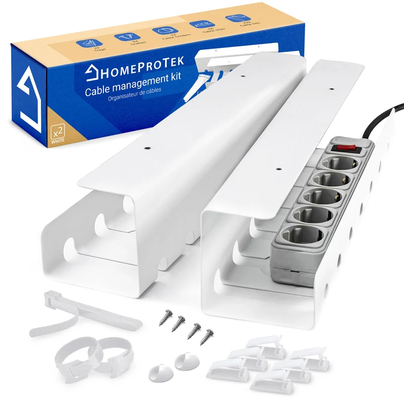 HOMEPROTEK Kabelorganisation · 2 · Weiß