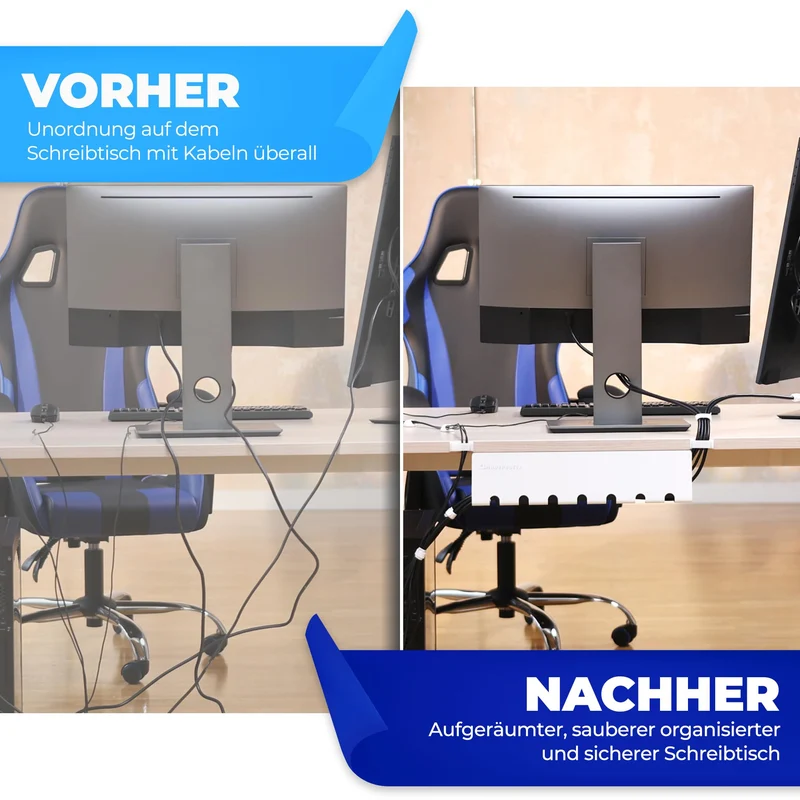 HOMEPROTEK Kabelorganisation · 2 · Weiß