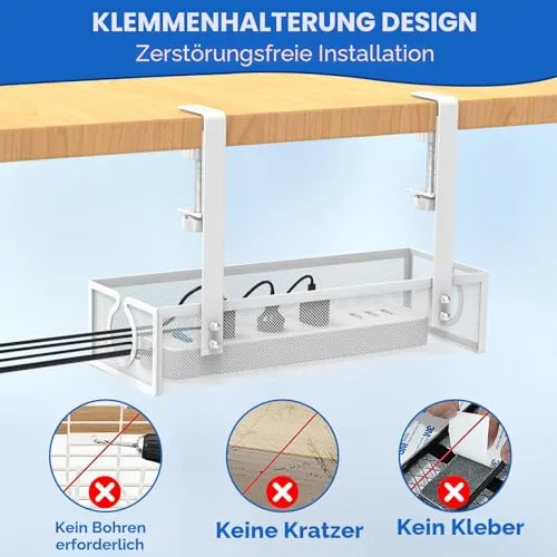 DECOHOME Kabelorganisation · 1 Stück · Weiß