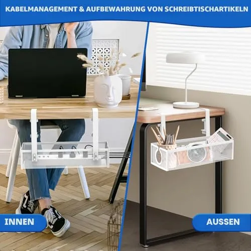 DECOHOME Kabelorganisation · 1 Stück · Weiß