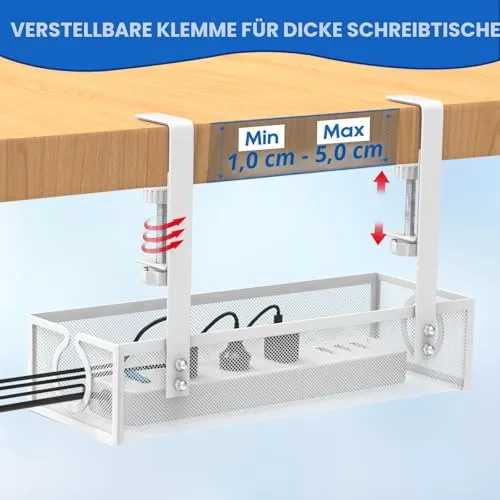 DECOHOME Kabelorganisation · 1 Stück · Weiß