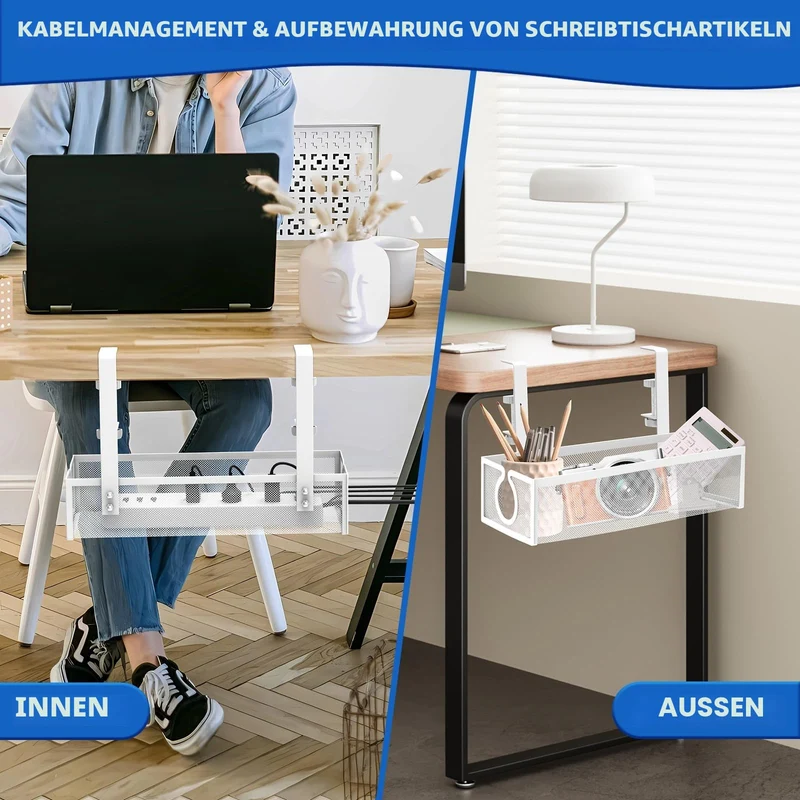 DECOHOME Kabelorganisation · 1 Stück · Weiß