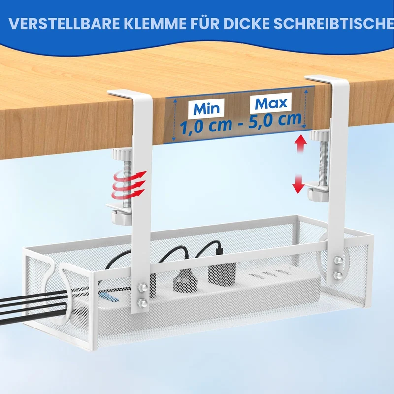 DECOHOME Kabelorganisation · 1 Stück · Weiß
