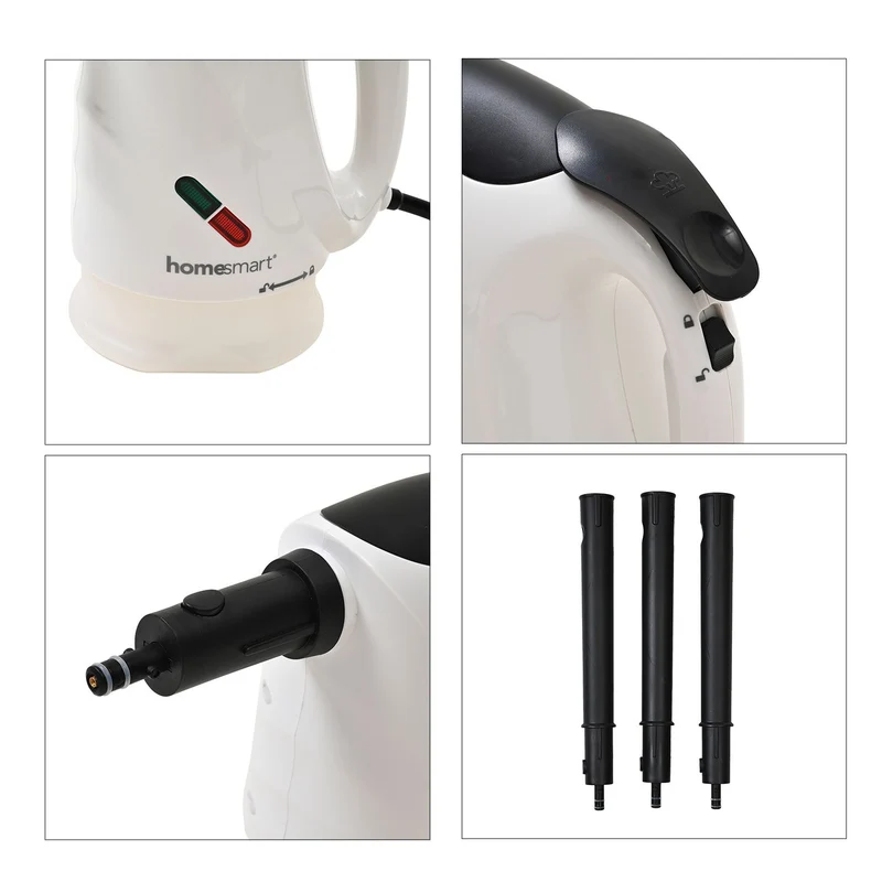 Multifunktionaler Handdampfreiniger - Hochdruck-Dampf für mühelose Reinigung von Flächen im gesamten Haushalt, inkl. 10-teiligem Zubehörset