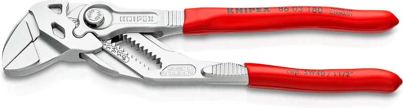 KNIPEX Zangenschlüssel Zange und Schraubenschlüssel in einem, 86 03 180 SB