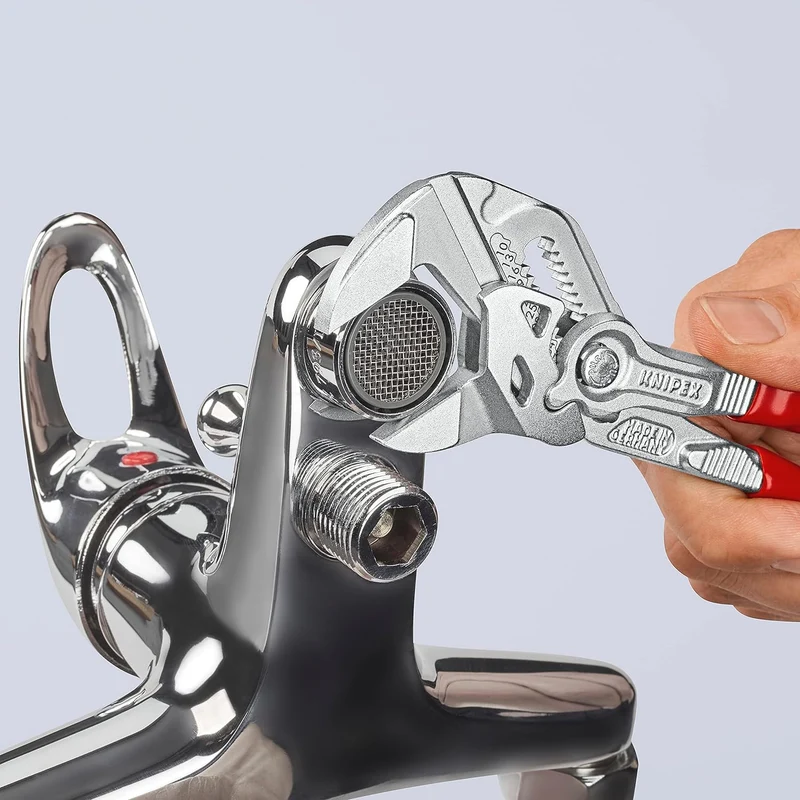KNIPEX Zangenschlüssel Zange und Schraubenschlüssel in einem, 86 03 180 SB