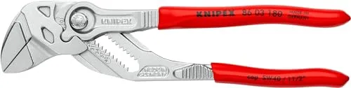 KNIPEX Zangenschlüssel Zange und Schraubenschlüssel in einem, 86 03 180 SB