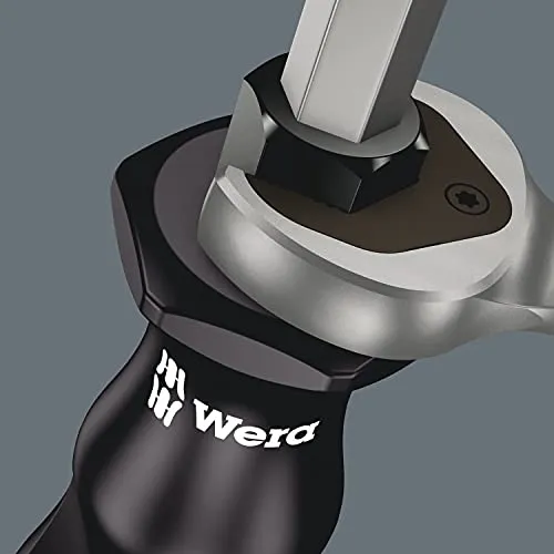 Wera Schraubendrehersatz 932/6 Kraftform Plus: Der Schraubmeißel + Rack, 6-teilig, 05018282001, Hex