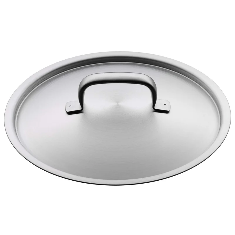 WMF Gourmet Plus Kochtopf groß 20cm, Metalldeckel mit Dampföffnung, Fleischtopf Induktion 3,9l, Cromargan Edelstahl mattiert, Nudeltopf mit Innenskalierung