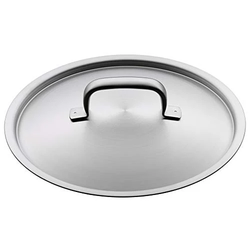 WMF Gourmet Plus Kochtopf groß 20cm, Metalldeckel mit Dampföffnung, Fleischtopf Induktion 3,9l, Cromargan Edelstahl mattiert, Nudeltopf mit Innenskalierung