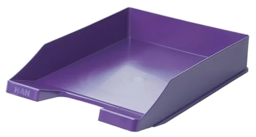 HAN Briefablage · 34,8L x 25,5B x 6,5H cm · [Limette, Pink, Violett, Hellblau, Orange]