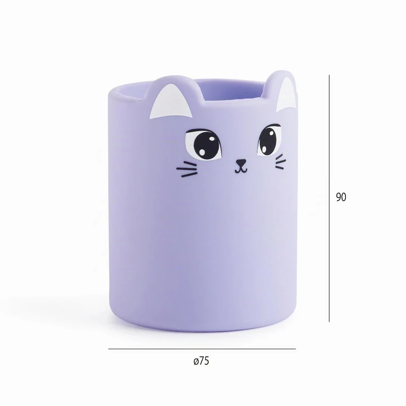 Back2Fun Schreibtisch-Organizer · 7,5T x 9B x 7,5H cm · Violett