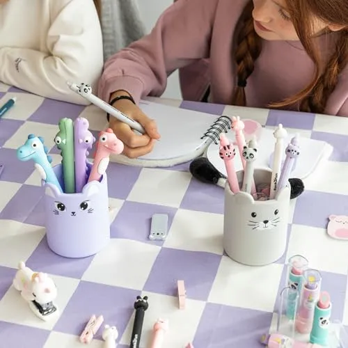 Back2Fun Schreibtisch-Organizer · 7,5T x 9B x 7,5H cm · Violett