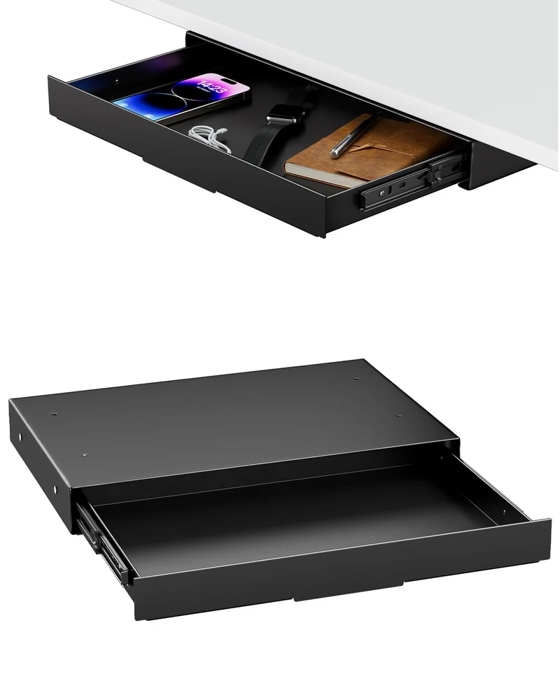 PUTORSEN Schreibtisch-Organizer · 27T x 41B x 5,3H cm · Schwarz