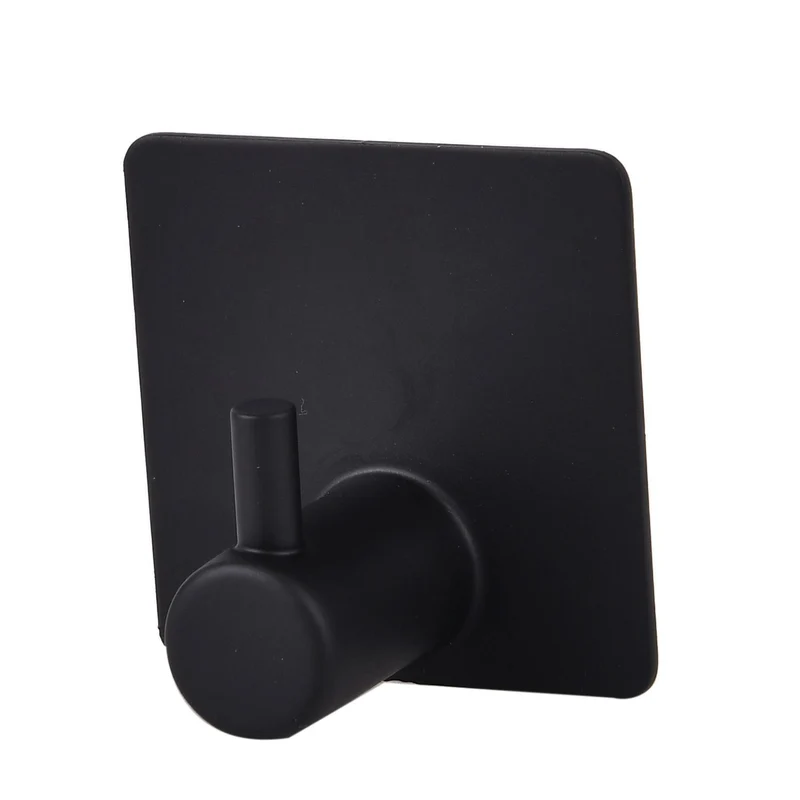 8er Set Metallhaken-Schwarz aus Eisen, 316L Edelstahl , 4.5 cml; Schwarz
