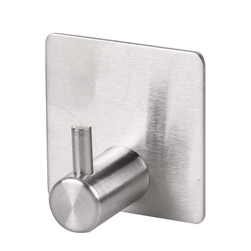 8er Set Metallhaken-Schwarz aus Eisen, 316L Edelstahl , 4.5 cml; Schwarz