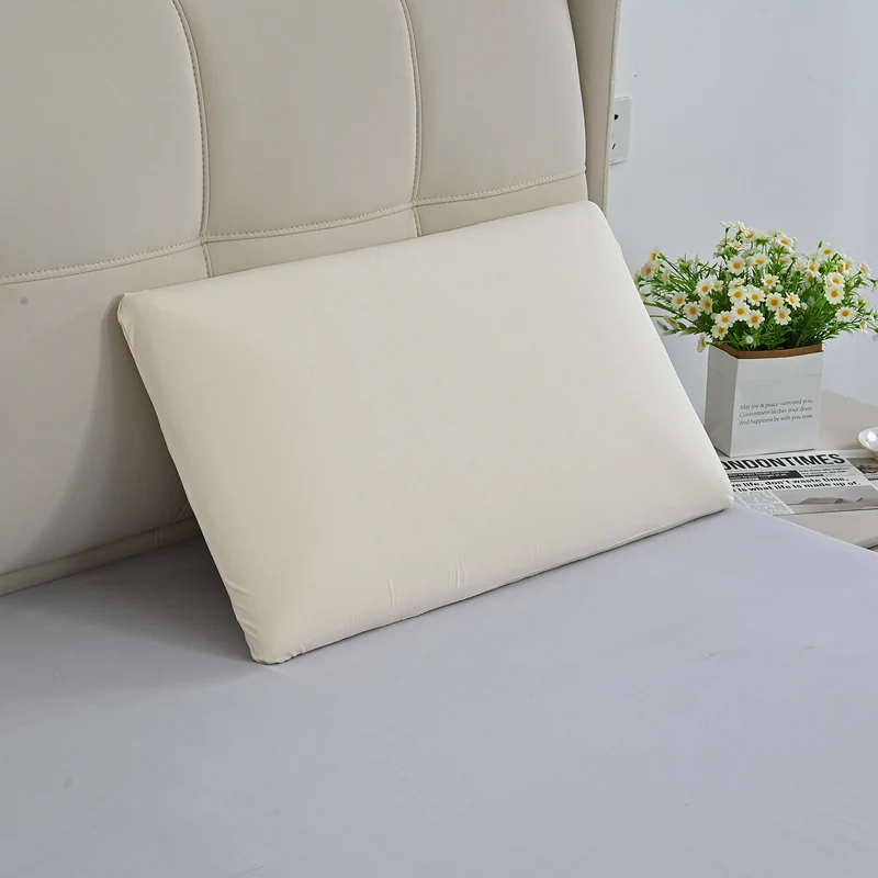 LIVMORE Memory-Foam-Kissen mit kühlendem Bezug 70x40x10cm, Reißverschluss, Zitrone