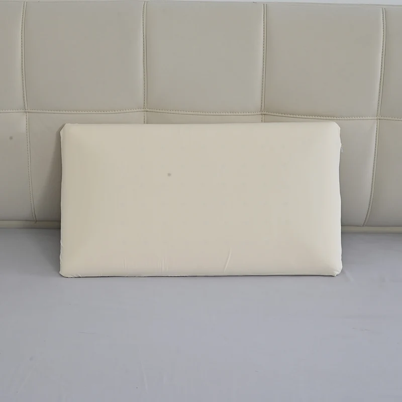 LIVMORE Memory-Foam-Kissen mit kühlendem Bezug 70x40x10cm, Reißverschluss, Zitrone
