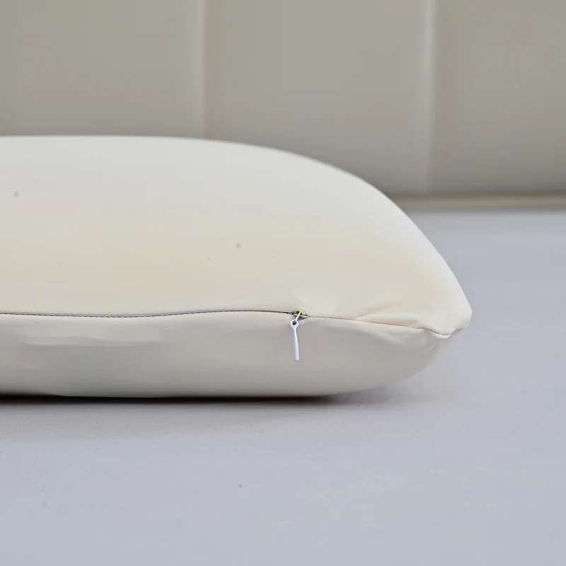 LIVMORE Memory-Foam-Kissen mit kühlendem Bezug 70x40x10cm, Reißverschluss, Zitrone