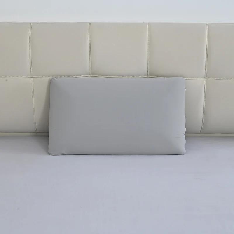 LIVMORE Memory-Foam-Kissen mit kühlendem Bezug 70x40x10cm, Reißverschluss, Rosa