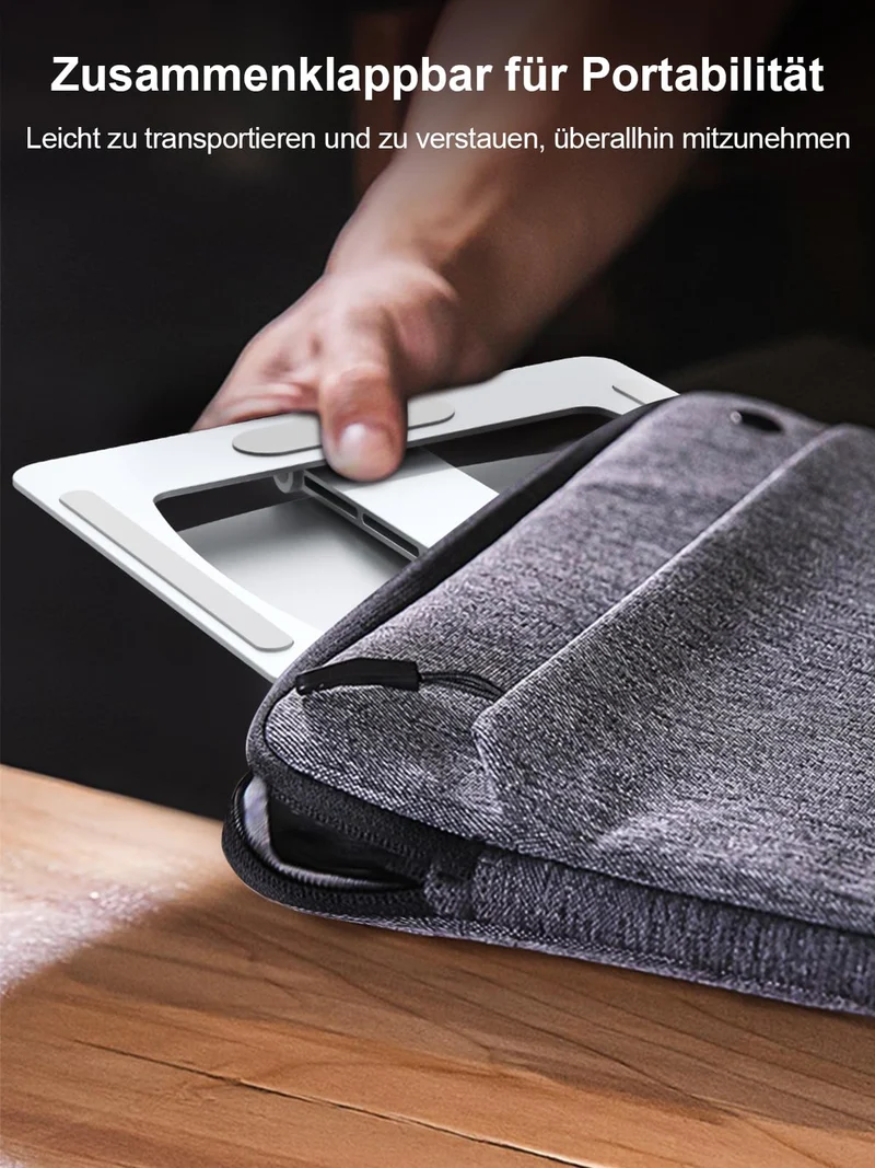 CIRYCASE Laptop Ständer Höhenverstellbar, Schnell Kühlender Laptop Stand