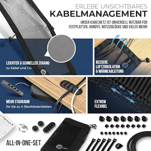 KabelZen Kabelorganisation · Carbon Schwarz