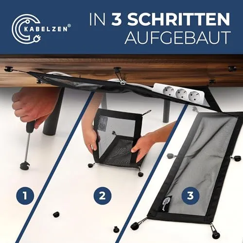 KabelZen Kabelorganisation · Carbon Schwarz