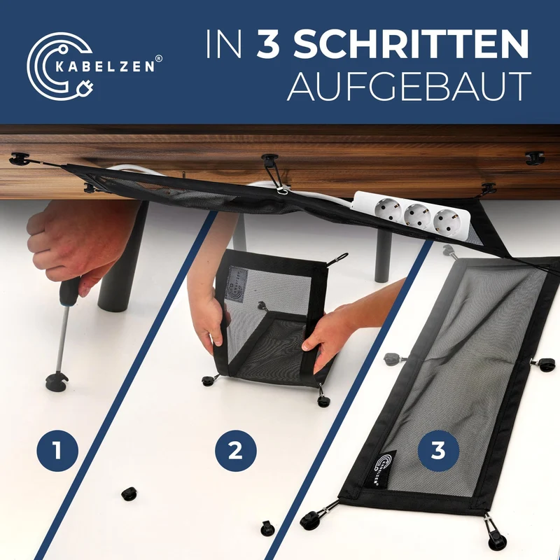 KabelZen Kabelorganisation · Carbon Schwarz