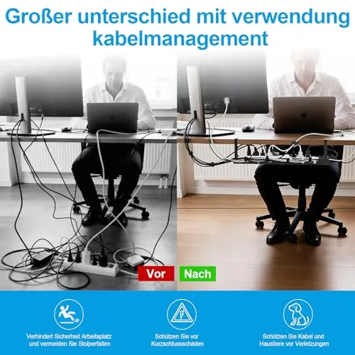 Vorlestour Kabelorganisation · Schwarz
