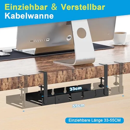 Vorlestour Kabelorganisation · Schwarz