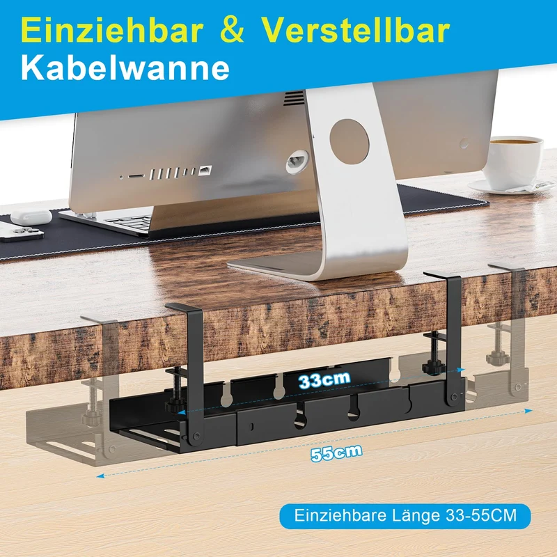 Vorlestour Kabelorganisation · Schwarz
