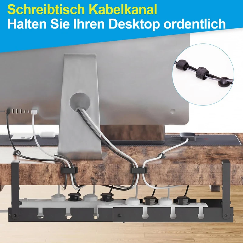 Vorlestour Kabelorganisation · Schwarz
