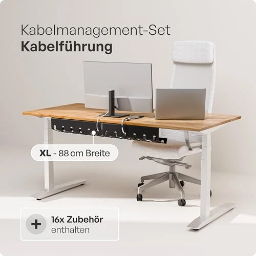pamo Kabelorganisation · 2er Set · Schwarz