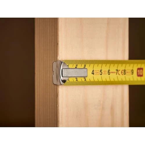 STANLEY Maßband Bandmaß Powerlock (Kunststoffgehäuse, Maßband 10 m Länge, 25 mm Breite, metrische Skalierung, Gürtelclip) 1-33-442