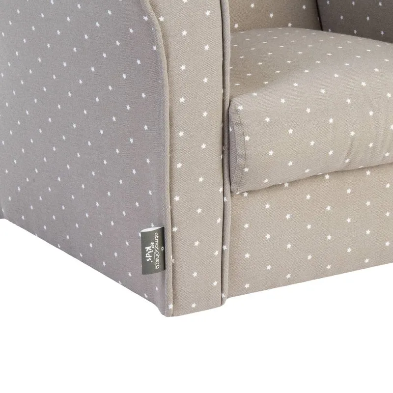 Atmosphera Klassischer Sessel für Kinderzimmer, Taupe