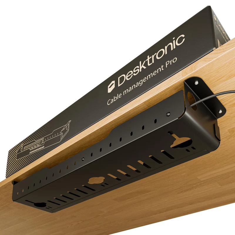 Desktronic Kabelorganisation · Schwarz