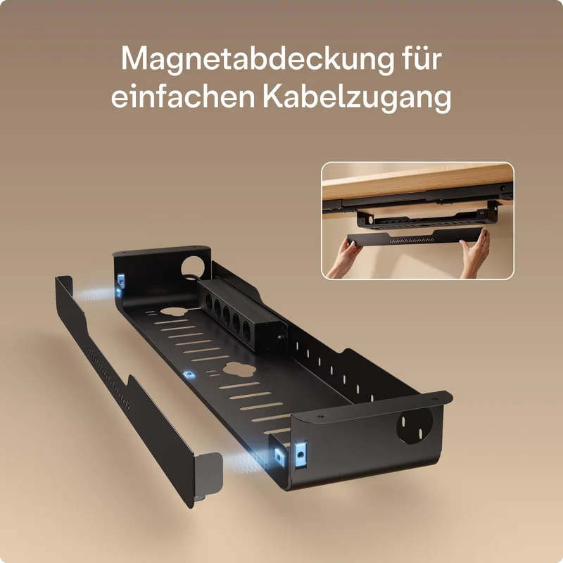 Desktronic Kabelorganisation · Schwarz