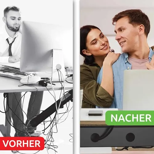 interpick Kabelorganisation · schwarz · 1 Stück