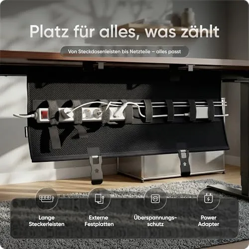 DESKSPACE Kabelorganisation · Schwarz