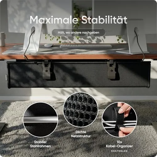 DESKSPACE Kabelorganisation · Schwarz
