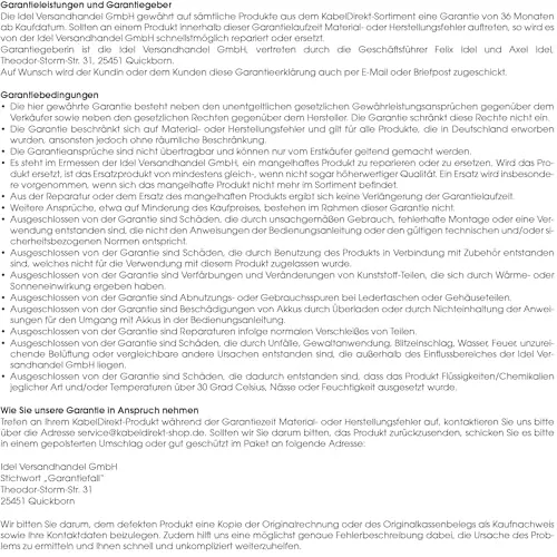 KD Essentials Kabelorganisation · Schwarz · 2x L · Single